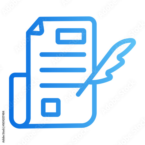 history Gradient icon