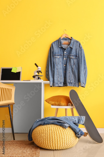 Interior of teenager's room...