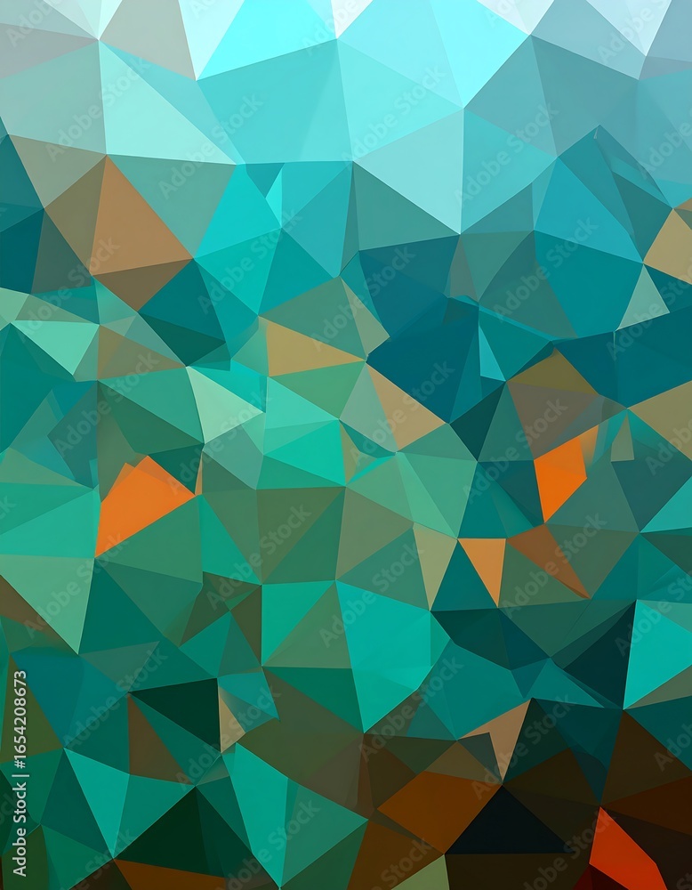 Obraz premium Abstract polygon pattern