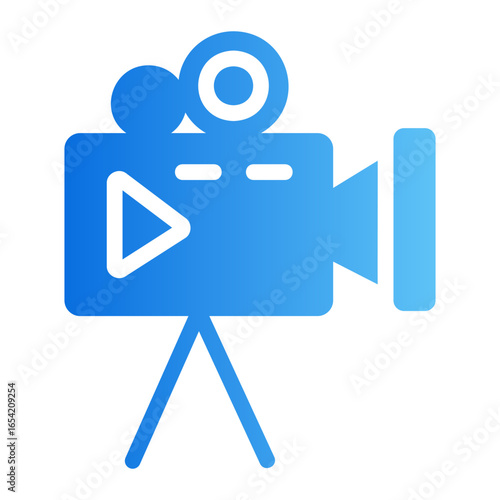 video camera Gradient icon