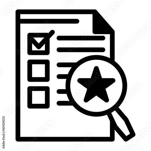 Job Candidate Evaluation icon from the Hiring icon collection (Mixed Style)
