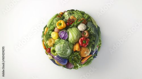 World Food Day, Earth Made of Fruits and Vegetables