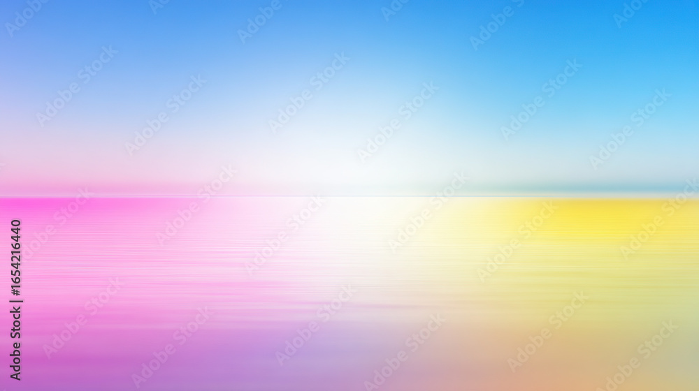 Obraz premium Abstract background of sea and sky, dreamy minimalist gradient image