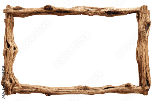 Rustic wooden picture frame