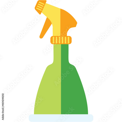 Spray Bottle Vector Flat Illustration