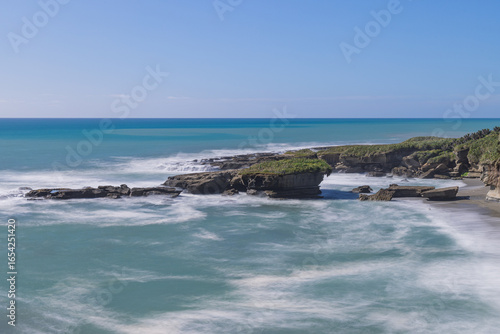 ニュージーランド　ウェスト・コースト地方、プナカイキ近郊のトルーマン・トラックからの風景