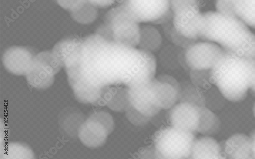 Abstract shadow overlay dappled light on a transparent background.