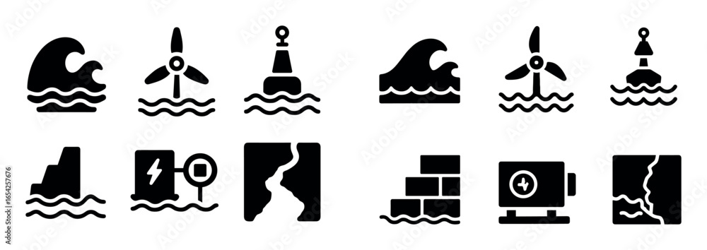Obraz premium Alternative Energy Icons