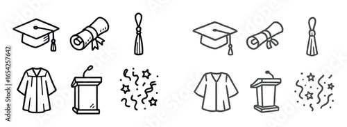 Education Icon Sketches