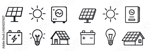 Solar Energy Icons