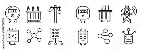 Energy Icons Grid