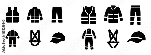 Reflective Gear Icons