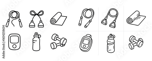 Portable Fitness Icons