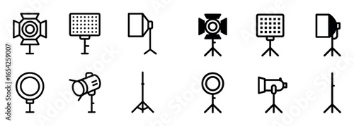 Minimalist Lighting Icons