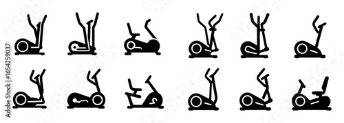 Elliptical Machine Icons