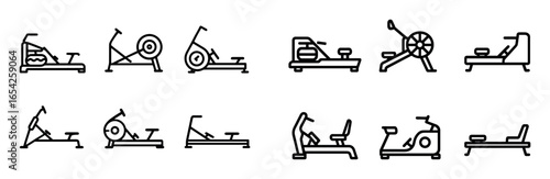 Rowing Machine Icons