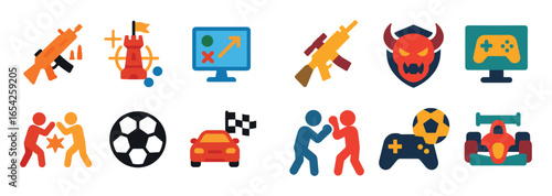 Colorful Esports Icons