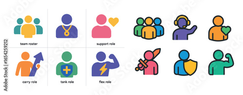 Esports Role Icons