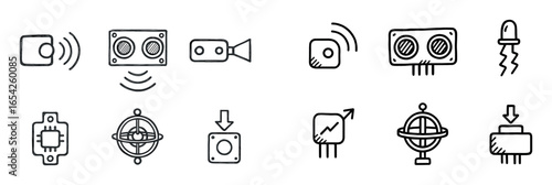 Robotic Sensor Icons