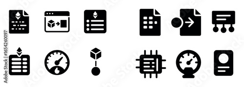 Blockchain Icon Set