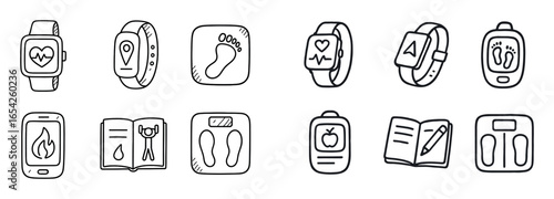 Fitness Tracking Icons
