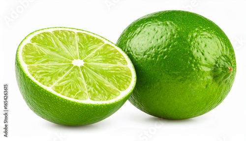 Lime isolated on white background