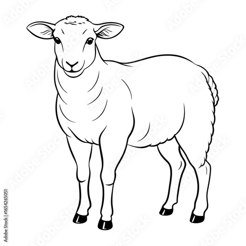 Meat and fish sheep icon transparent background