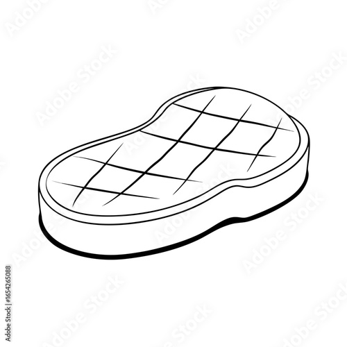 Meat steak icon transparent background