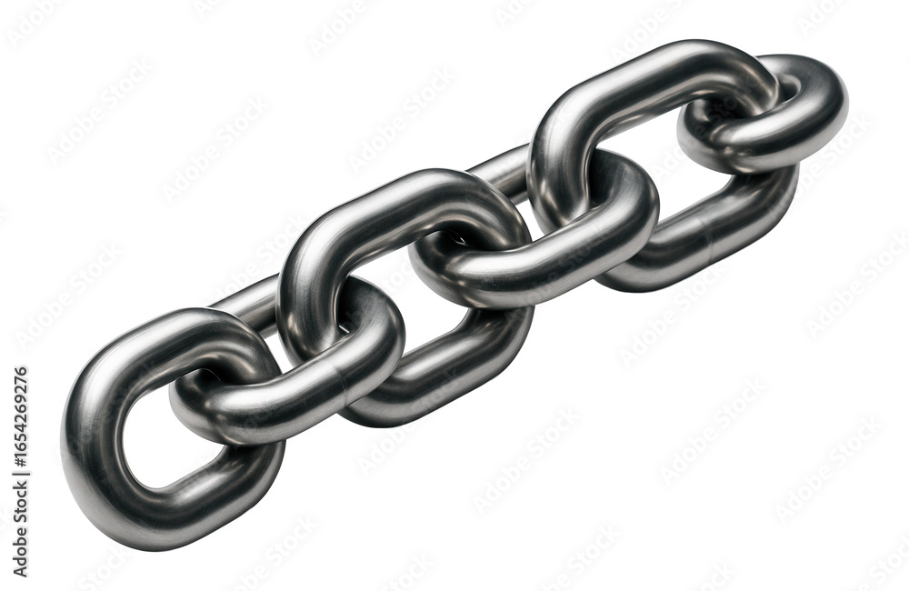 Obraz premium 3D metal chain.