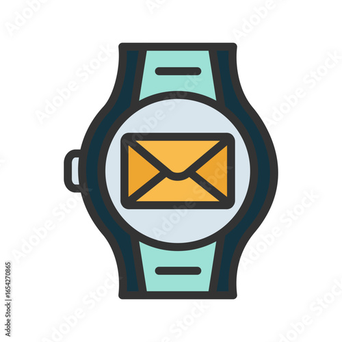 Email App icon vector image. Suitable for mobile apps, web apps and print media.