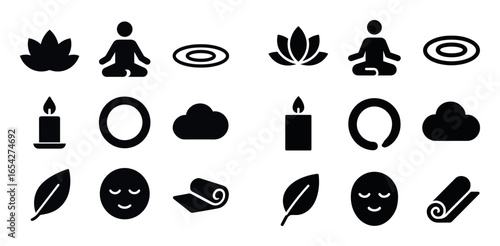 Mindfulness Icon Set