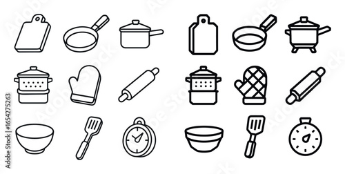 3D Culinary Icon Set