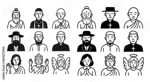 Spiritual Figures Icons