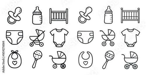 Baby Essentials Icons
