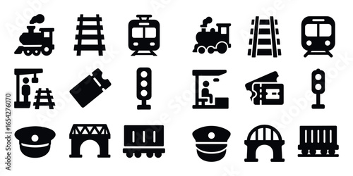 Rail Transport Icons