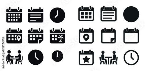 Calendar Icon Set