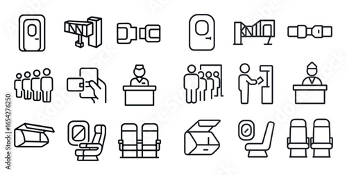 Minimalist Airport Icons