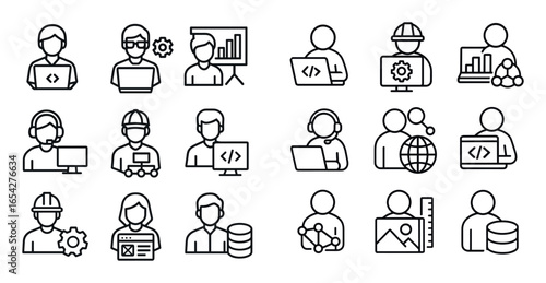 Tech Professions Icons