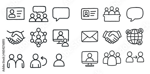 Freelance Networking Icons