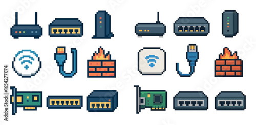 Networking Icons Grid