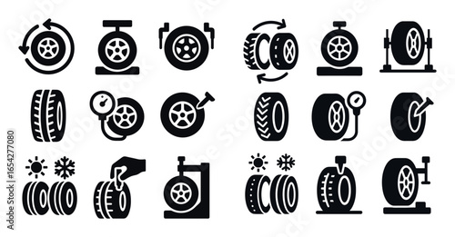 Tire Service Icons
