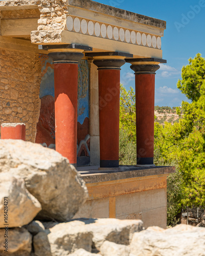 Knossos Palace in Heraklion, Greece
