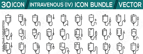 IV drip line bundle