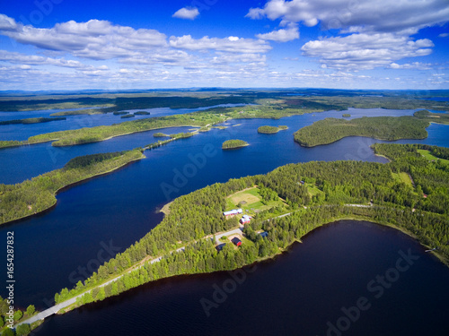 Aerial view of islands on V...