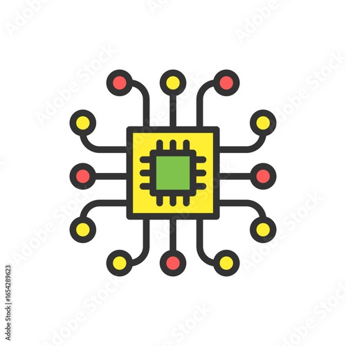 Super Intelligence icon vector image. Suitable for mobile apps, web apps and print media.