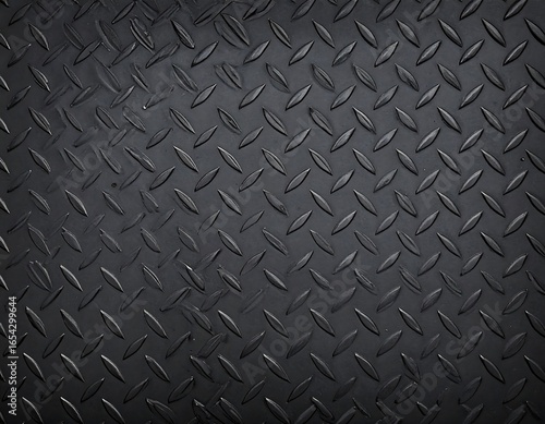 Dark, textured metal plate