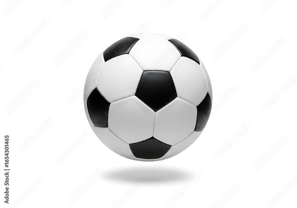Naklejka premium soccer ball on white background soccer ball isolated on white, Football soccer ball isolated on transparent background