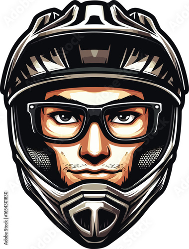 helmet of riders