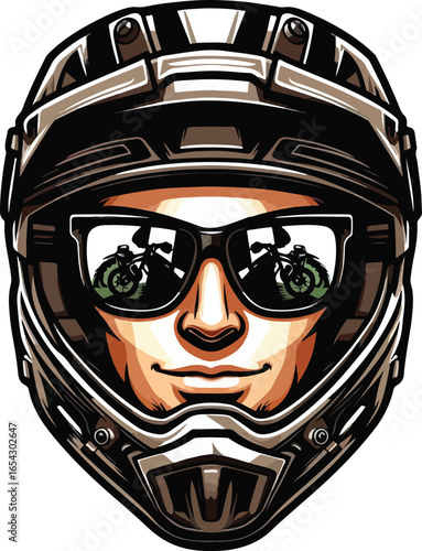 helmet of riders