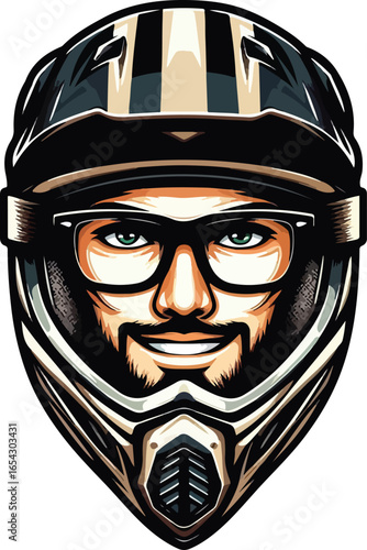 helmet of riders